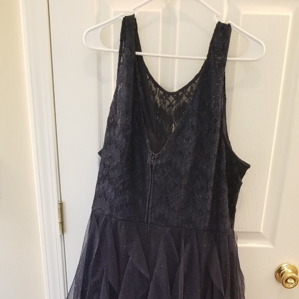 Blue Floor Length Formal